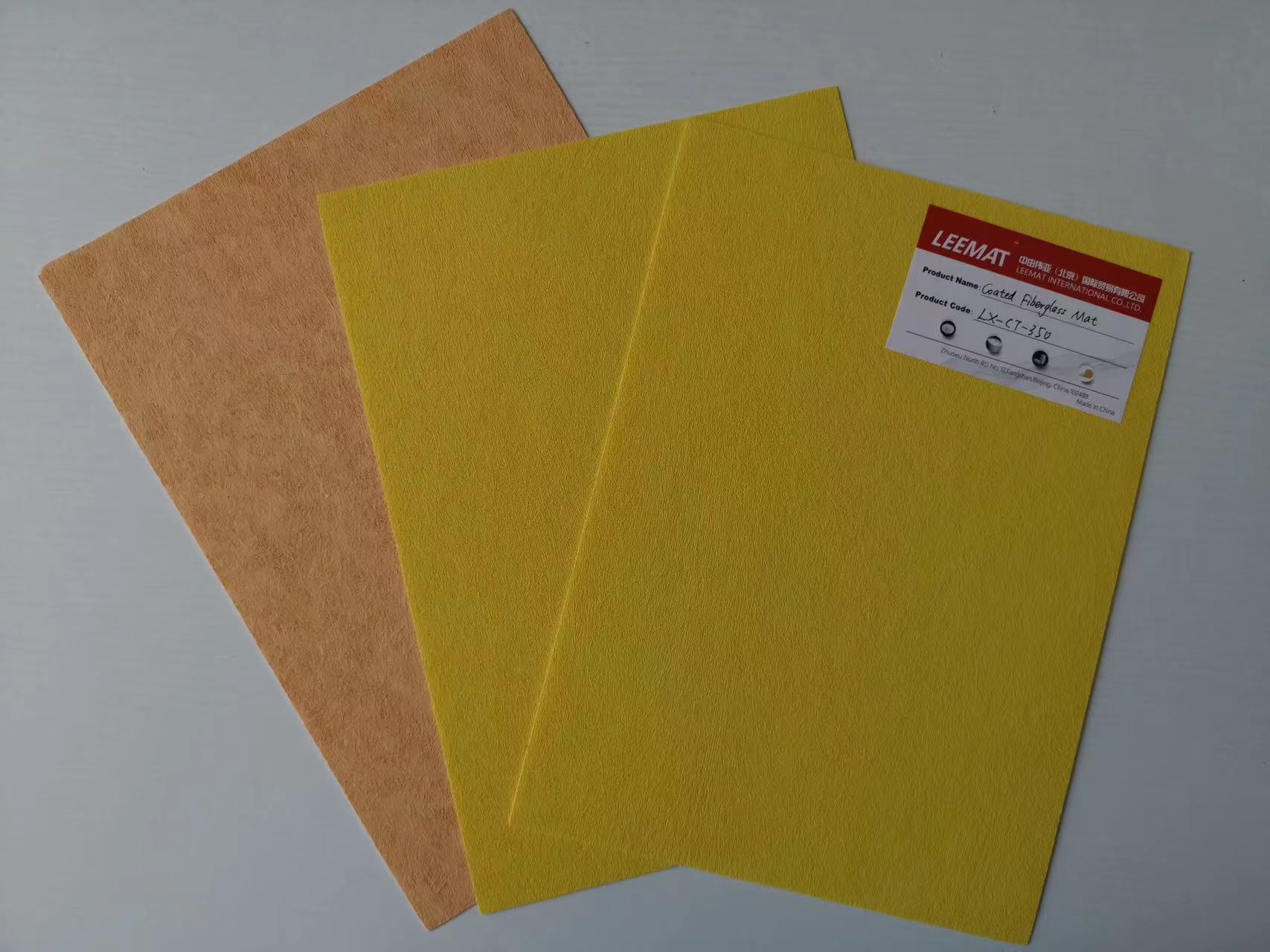 Coated Fiberglass Mat for Gypsum Shaftliner(LX-CT350S)